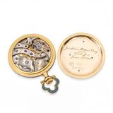 Antique 1900s Tiffany & Co. Guilloche Enamel Pocket Watch Necklace