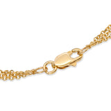 Suz Andreasen 22k Yellow Gold 15ct Aquamarine and Diamond Necklace