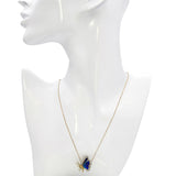 Vintage 14k Gold Diamond Enamel Butterfly Pendant Necklace