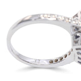 14k White Gold 4.09ct Tanzanite and Diamond Ring
