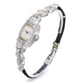 Art Deco Platinum Hamilton 1.08tcw Diamond Women's Cocktail Watch