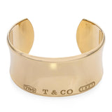 Tiffany & Co 18k Yellow Gold 1837 Wide Cuff Bracelet