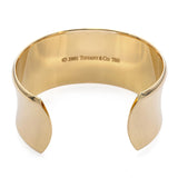 Tiffany & Co 18k Yellow Gold 1837 Wide Cuff Bracelet