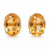 14k Yellow Gold Pucci 56.4tcw Citrine Cufflinks