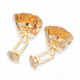 14k Yellow Gold Pucci 56.4tcw Citrine Cufflinks