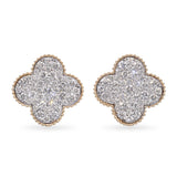 14k Two-Tone Gold 3.38tcw H VS Diamond Earrings