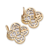 14k Two-Tone Gold 3.38tcw H VS Diamond Earrings