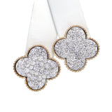 14k Two-Tone Gold 3.38tcw H VS Diamond Earrings