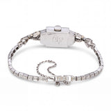 Art Deco Platinum Hamilton Diamond Hand Wind Women's Cocktail Watch