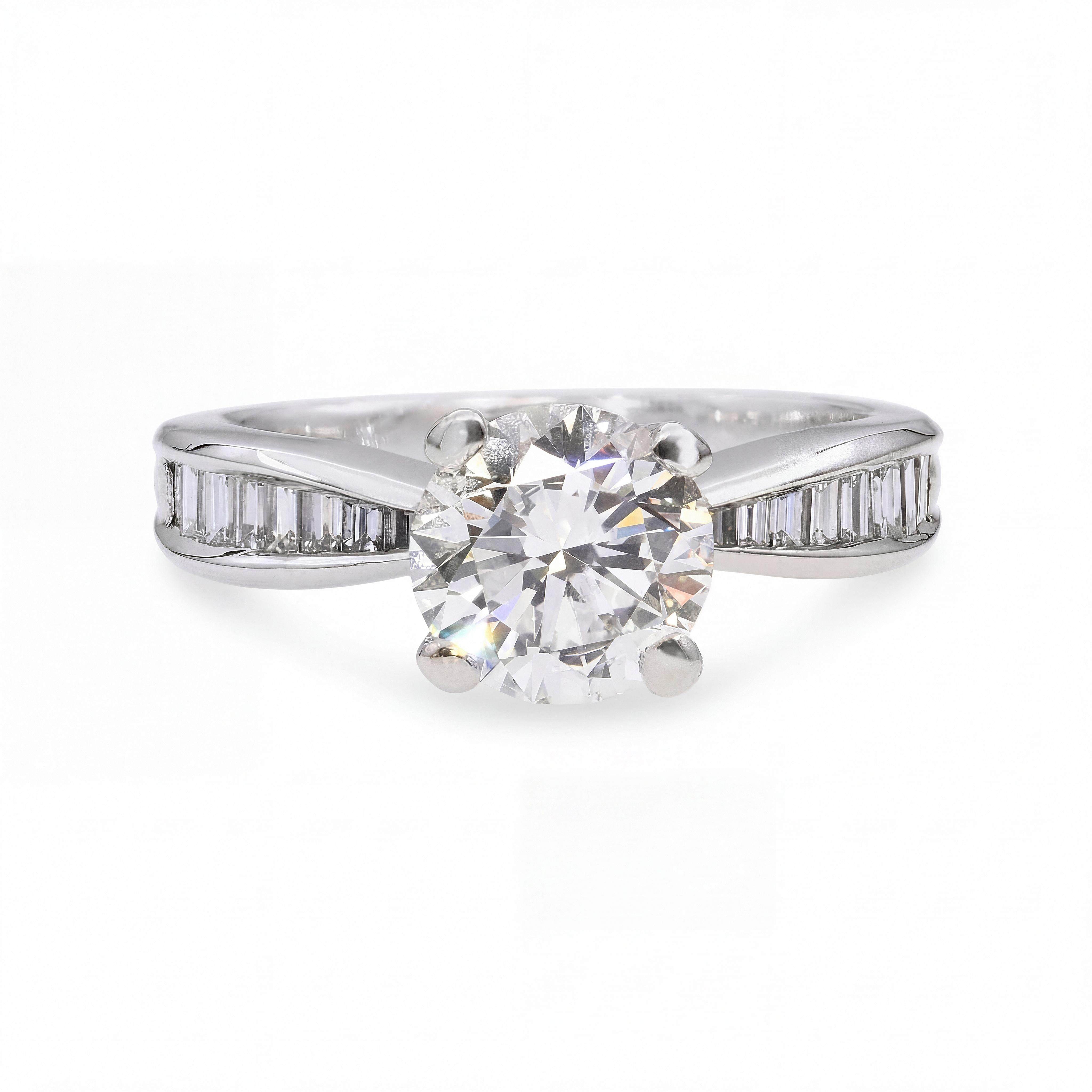 Scott Kay Platinum 1.5ct Diamond Engagement Ring