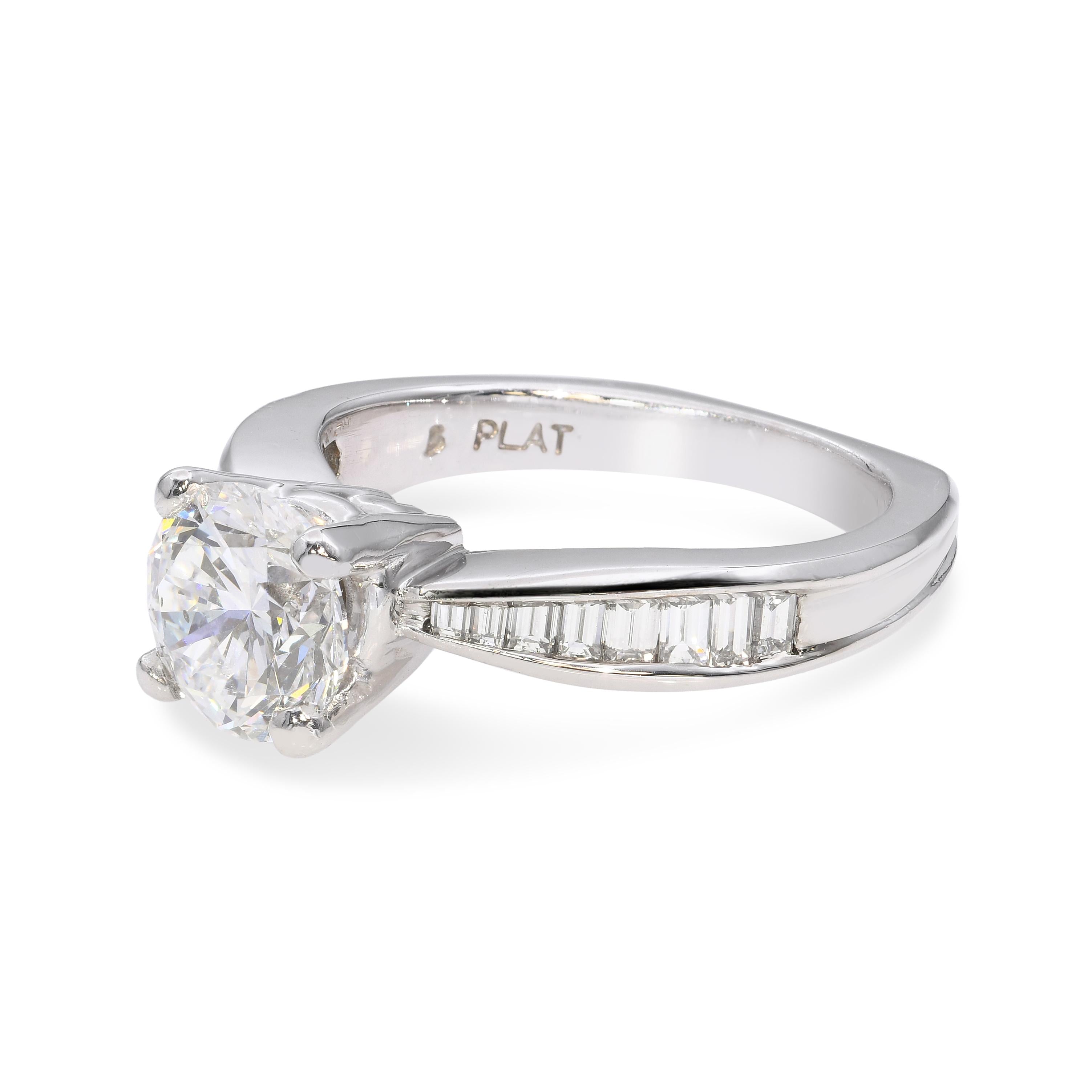 Scott Kay Platinum 1.5ct Diamond Engagement Ring
