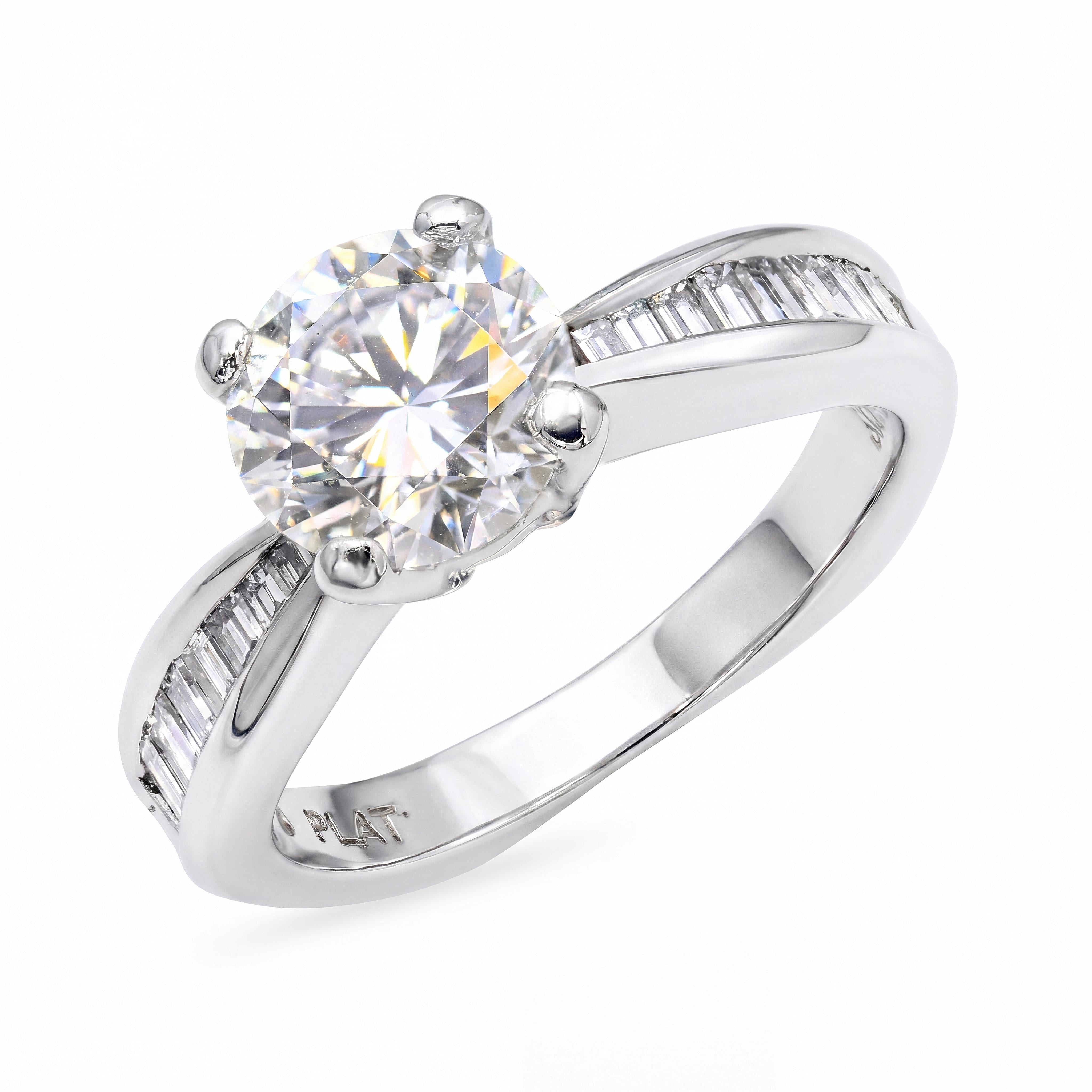 Scott Kay Platinum 1.5ct Diamond Engagement Ring
