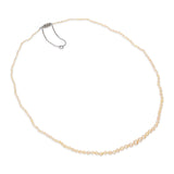 GIA Certified Natural Graduated Pearl Necklace with Diamond Platinum Clasp