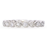 Vintage Platinum 0.40tcw Diamond Eternity Band