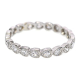 Vintage Platinum 0.40tcw Diamond Eternity Band