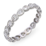 Vintage Platinum 0.40tcw Diamond Eternity Band