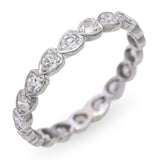 Vintage Platinum 0.40tcw Diamond Eternity Band