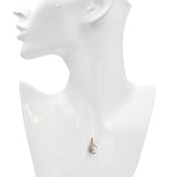 Antique Victorian Rose Gold Old Mine Cut Diamond Star and Crescent Pendant