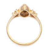 14k Yellow Gold 1987 "State University of New York Albany" Diamond Ring