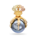 10k Black Hills Gold Harley Davidson Motorcycles Talon Pearl Pendant