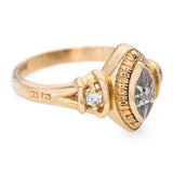 14k Yellow Gold 1987 "State University of New York Albany" Diamond Ring