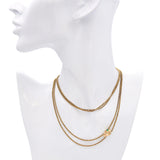 Antique Victorian D.B. & Co. Yellow Gold Hand Holding Emerald Slide Chain