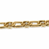 Vintage Tiffany & Co. 18kt Yellow Gold Diamond Link Bracelet