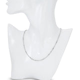 Vintage Platinum and Palladium Mixed Link Chain Necklace