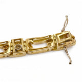 Vintage Tiffany & Co. 18kt Yellow Gold Diamond Link Bracelet