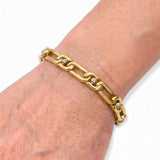 Vintage Tiffany & Co. 18kt Yellow Gold Diamond Link Bracelet
