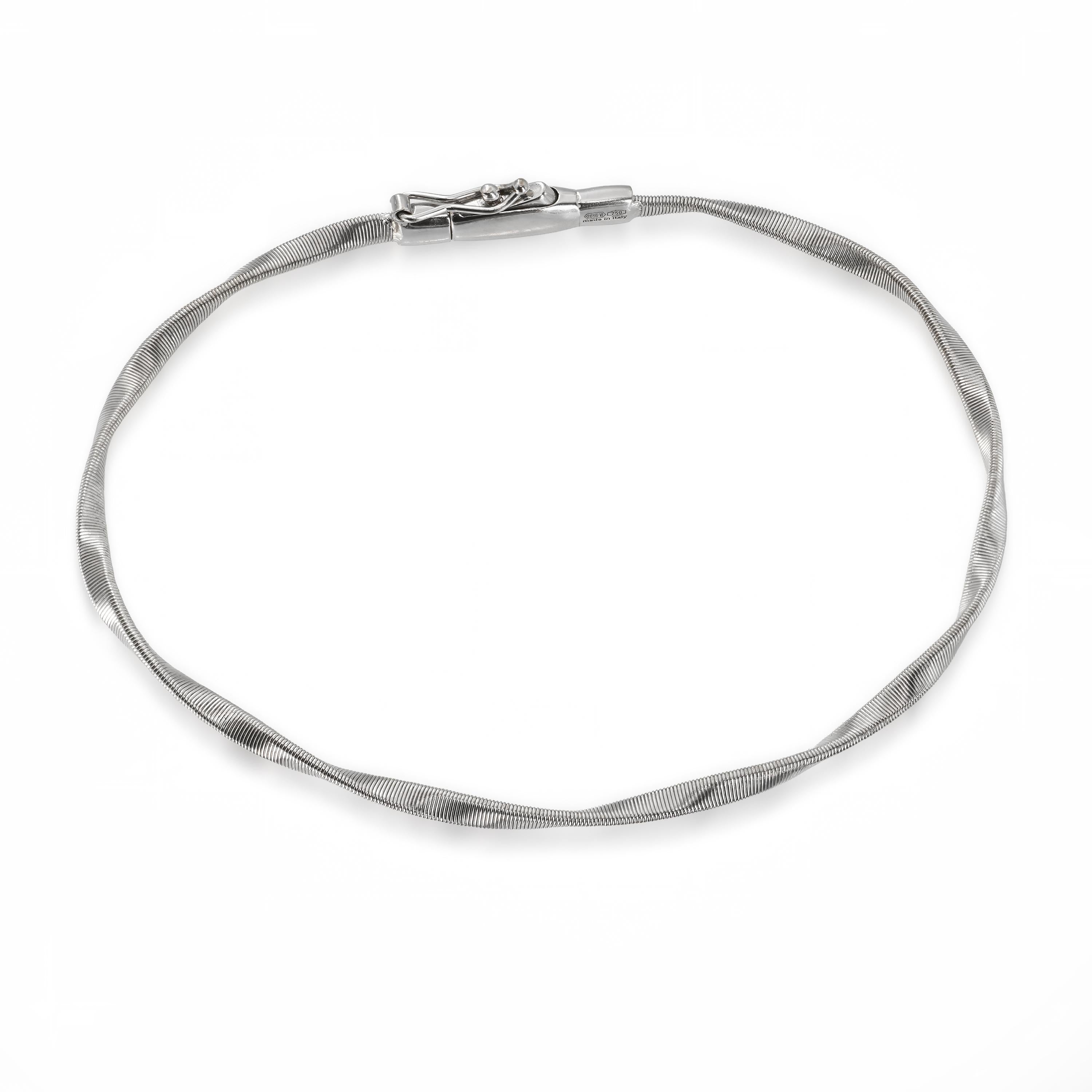Marco Bicego 18k White Gold Twist Bracelet