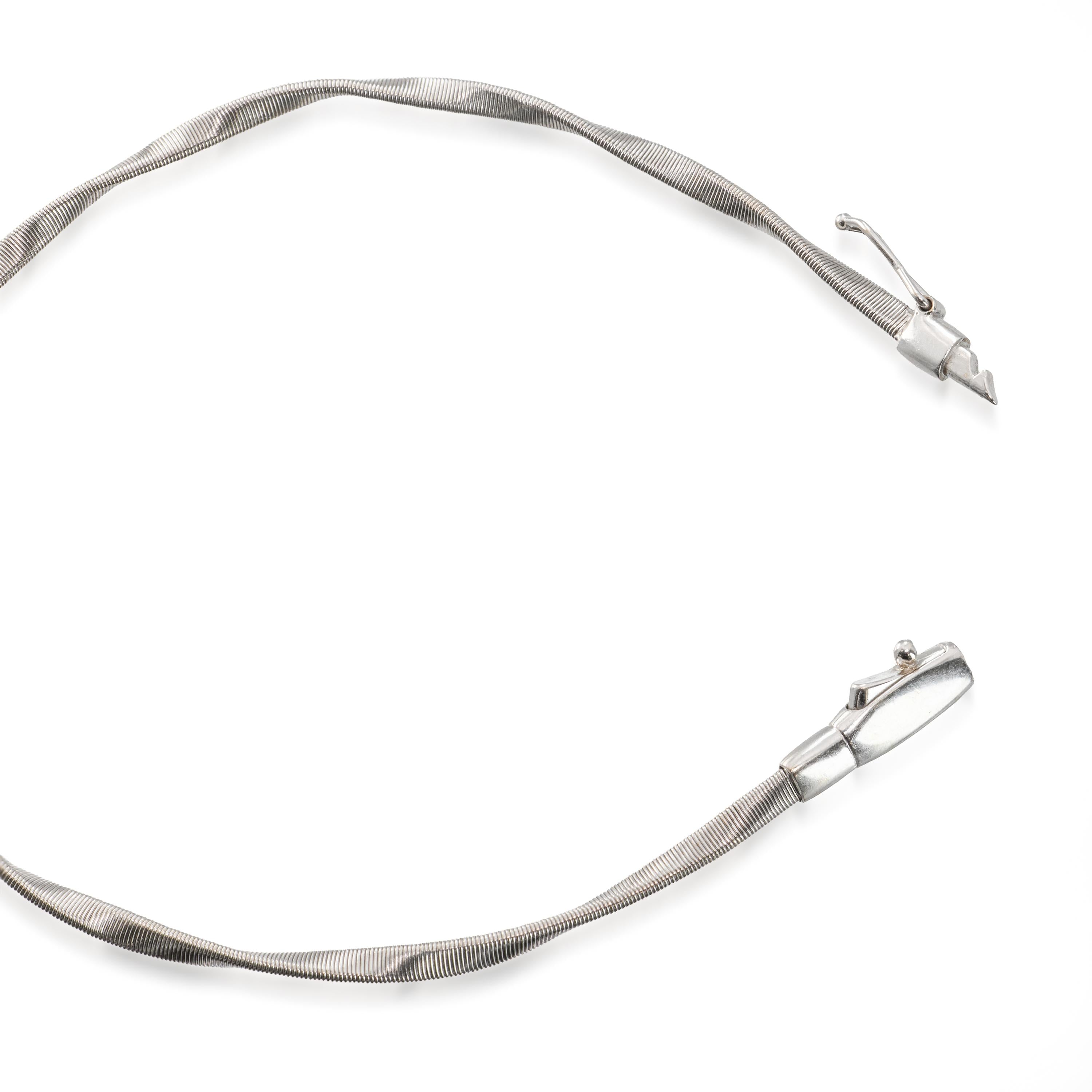 Marco Bicego 18k White Gold Twist Bracelet