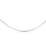 Vintage Platinum and Palladium Squared Chain Necklace