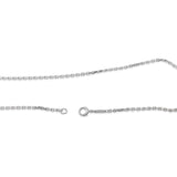 Vintage Platinum and Palladium Squared Chain Necklace