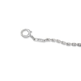 Vintage Platinum and Palladium Squared Chain Necklace