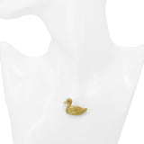 Vintage Tiffany & Co 18k Yellow Gold Ruby Duck Brooch