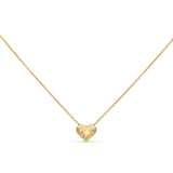 Tiffany & Co. 18k Yellow Gold Diamond Etoile Heart Necklace