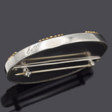 Erte Salome Gold & Silver Sapphire & Diamond Brooch Pin Pendant