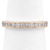 14k Yellow Gold 0.90tcw Diamond 2.7mm Eternity Band Ring Size 6