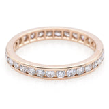 14k Yellow Gold 0.90tcw Diamond 2.7mm Eternity Band Ring Size 6