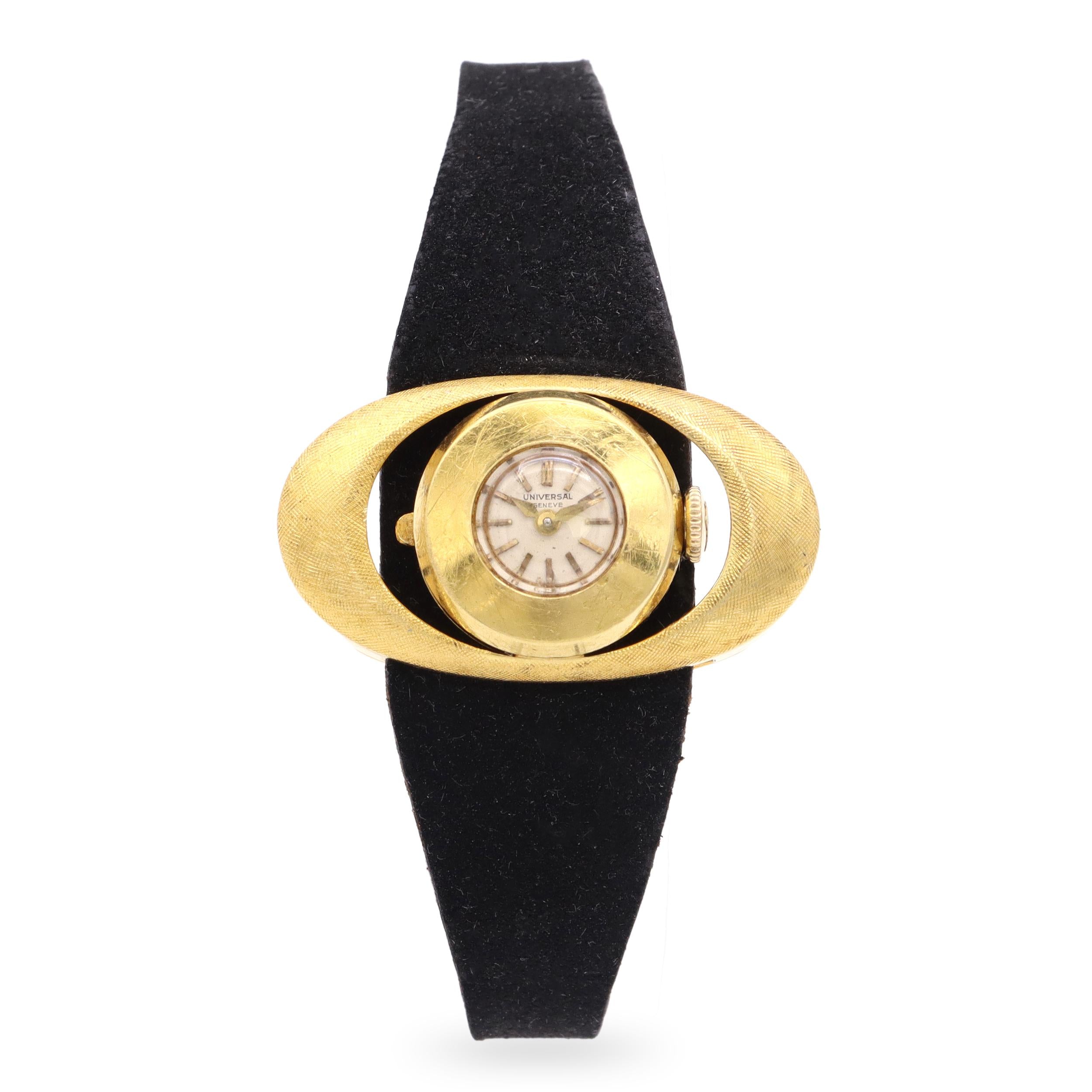Vintage Universal Genève 18K Yellow Gold Hand-Wind Women’s Watch