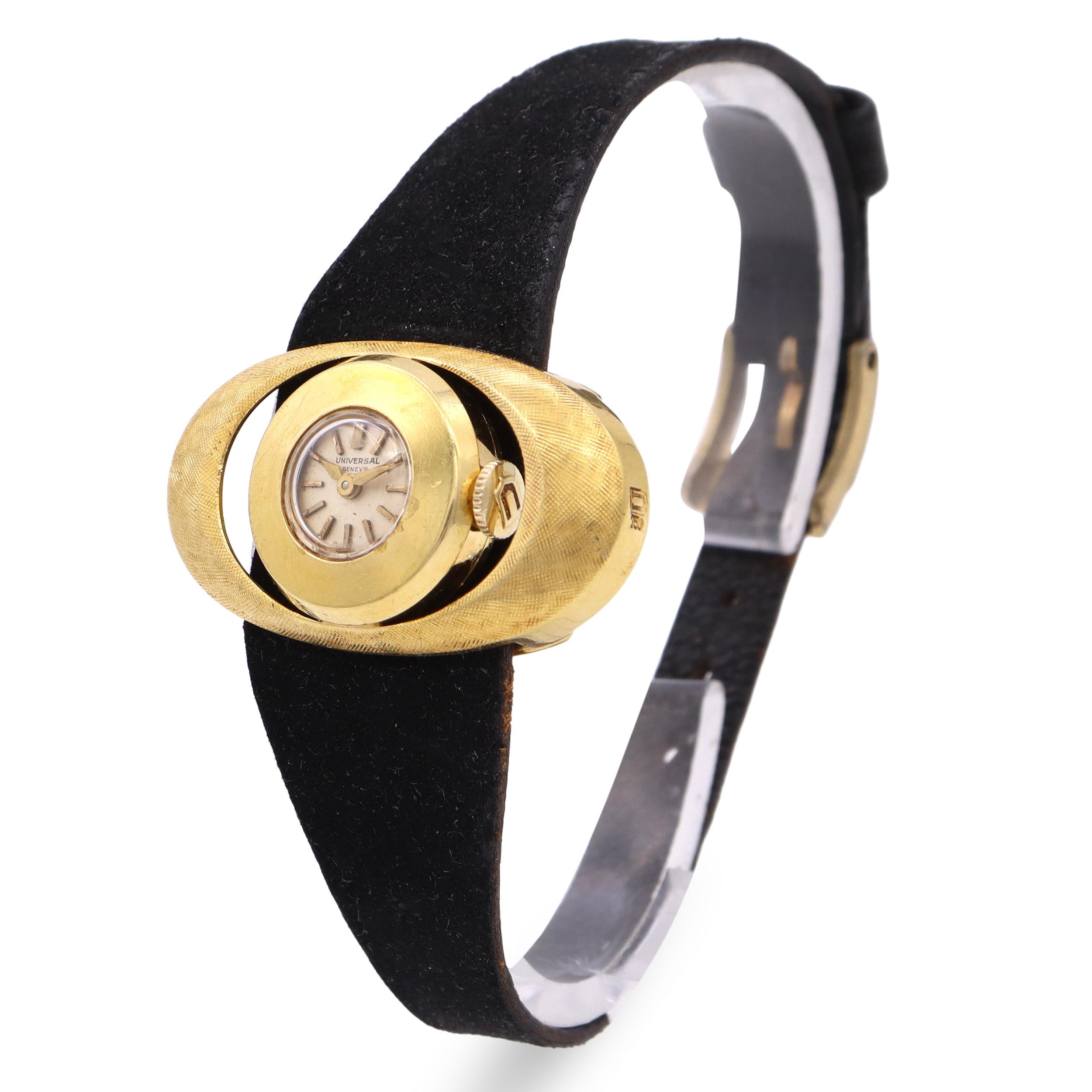 Vintage Universal Genève 18K Yellow Gold Hand-Wind Women’s Watch