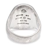 Georg Jensen for Franklin Mint Denmark Sterling Silver Eagle Ring
