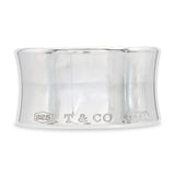Vintage Tiffany & Co. 1837 Sterling Silver Wide Cuff Bracelet