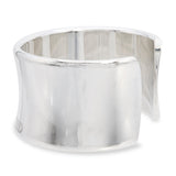 Vintage Tiffany & Co. 1837 Sterling Silver Wide Cuff Bracelet