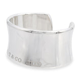 Vintage Tiffany & Co. 1837 Sterling Silver Wide Cuff Bracelet
