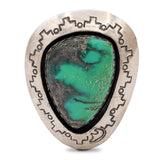 Teddy Goodluck Sterling Silver Turquoise Statement Ring
