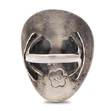 Teddy Goodluck Sterling Silver Turquoise Statement Ring