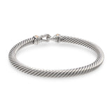 David Yurman Cable Classic Buckle 18k Yellow Gold & Sterling Silver Bracelet