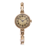 Antique Rolex 9K Yellow Gold 15 Jewel Manual Wind Women’s Watch